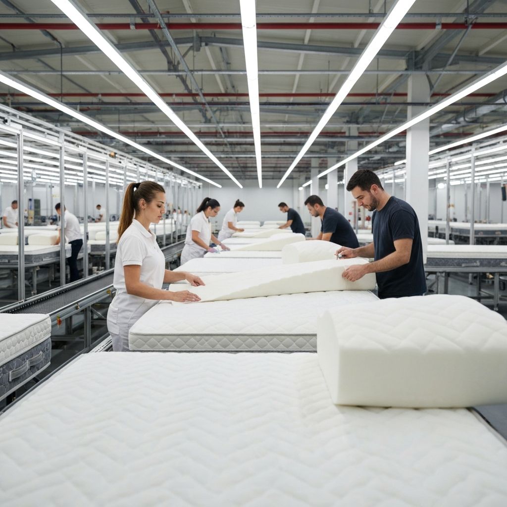 Denver Mattress Co. factory where Doctor's Choice mattresses are manufactured