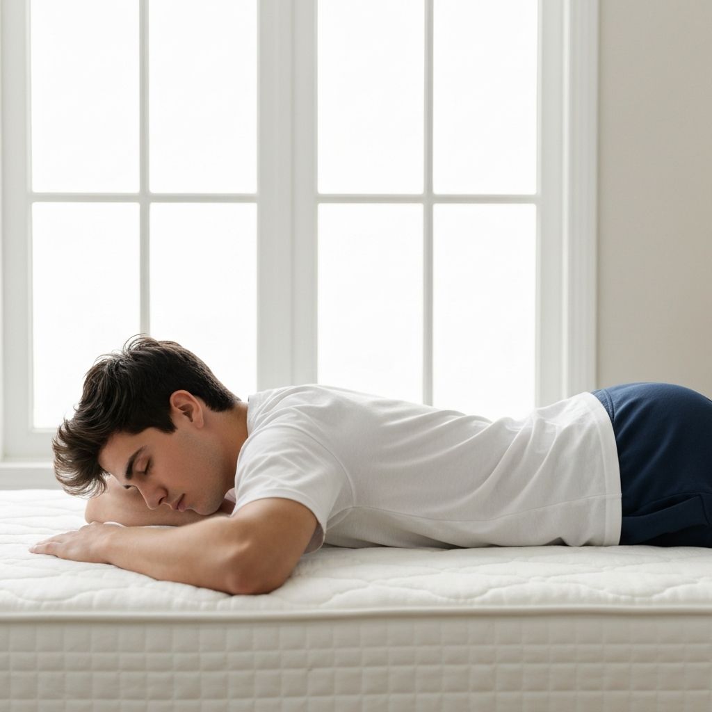 Proper spinal alignment on a Doctor's Choice orthopedic mattress